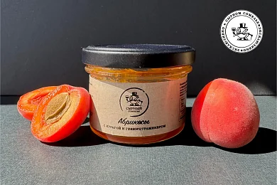 Конфитюр «Сырный сомелье» Абрикосы с вином Гевюрцтраминер 100г