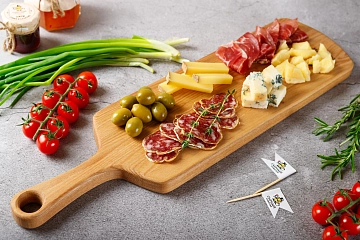 Доска для сервировки Сантеро длинная «Сырный Сомелье»