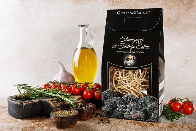Макаронные изделия Странгоцци с черным трюфелем Giuliano Tartufi 250г