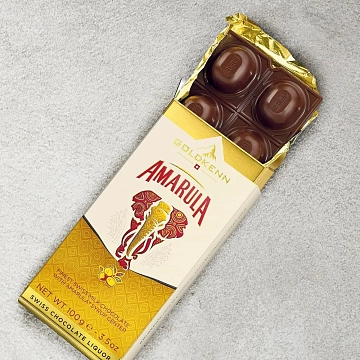 Шоколад молочный с «Амарула» Goldkenn 100г