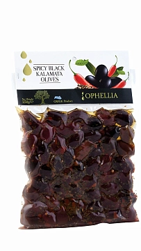 Оливки Каламата Ophellia 250г, вакуумный пакет