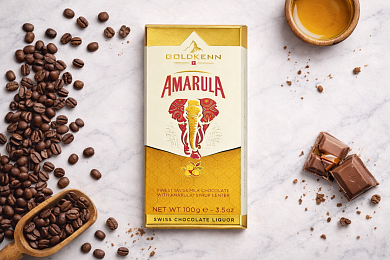 Шоколад молочный с "Амарула" Goldkenn 100г