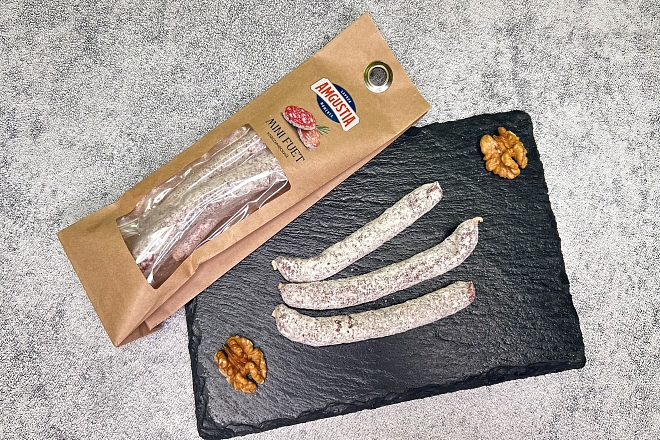 Колбаски классик Mini Fuet с/в AMGUSTIA 60г