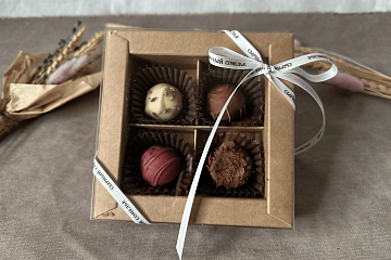 Ассорти из 4 сырных трюфелей «Сырный сомелье»