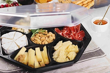 Тарелка «Сырно-мясное ассорти»