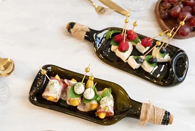 Плато для сыра «Бутылка» плоская