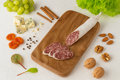 Колбаса с/в Фуэт с грецким орехом ТМ Карнеззо, 120г