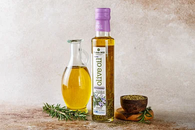 Масло оливковое нераф. с розмарином «Cretan Mill» 250мл