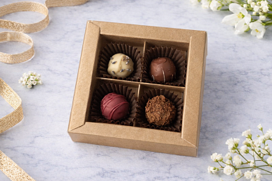 Ассорти из 4 сырных трюфелей "Сырный сомелье"